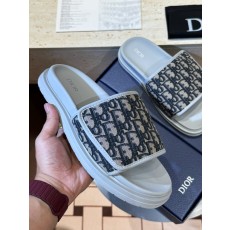 DIOR Aqua 남성 캔버스 크로스 슬리퍼 001-228980