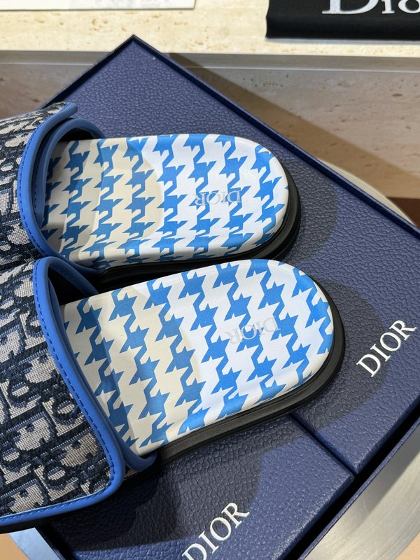 DIOR Aqua 남성 캔버스 교차 샌들 001-228982