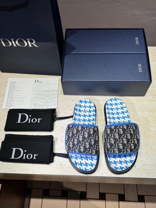 DIOR Aqua 남성 캔버스 교차 샌들 001-228982