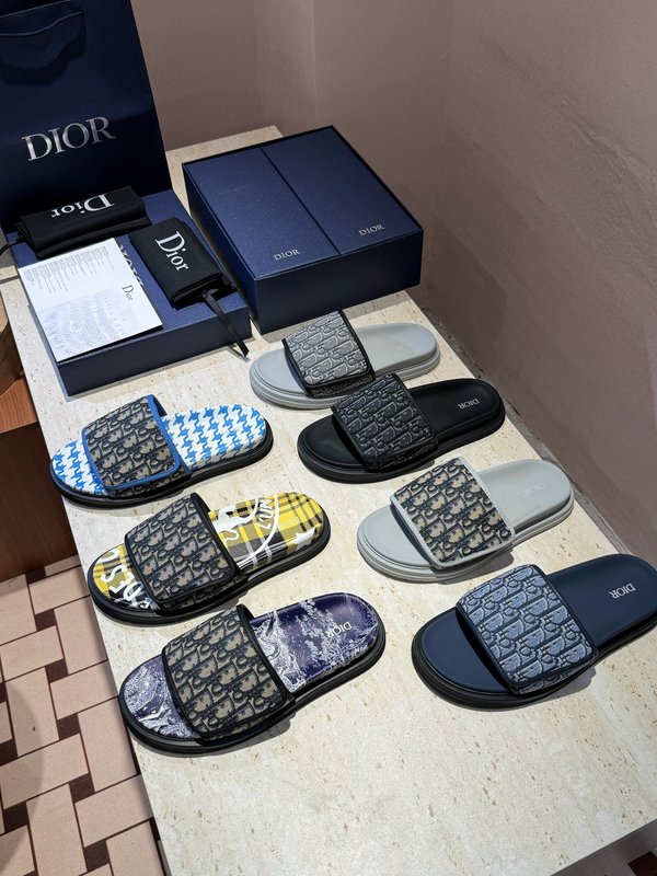 DIOR Aqua 남성 캔버스 교차 샌들 001-228982