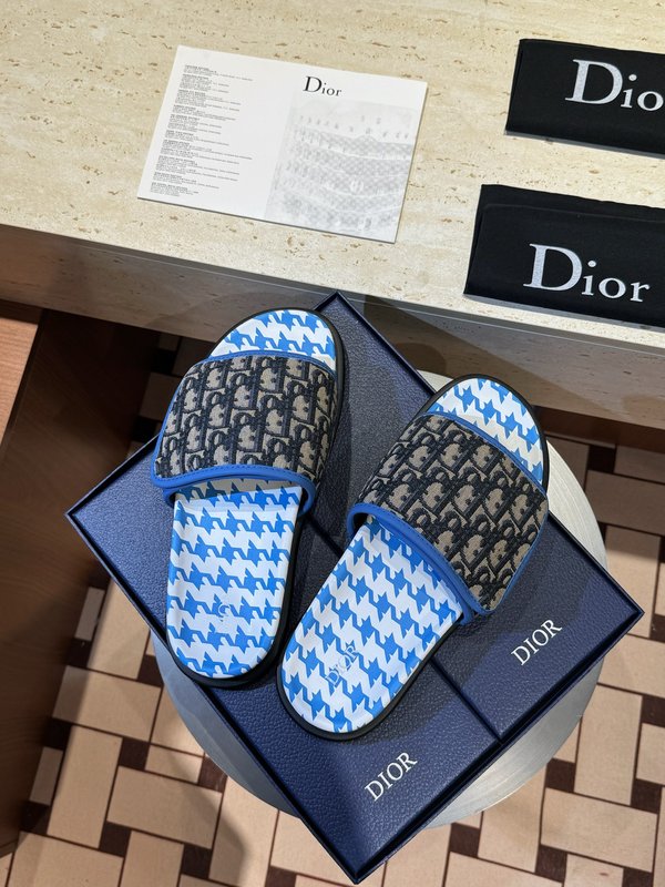 DIOR Aqua 남성 캔버스 교차 샌들 001-228982