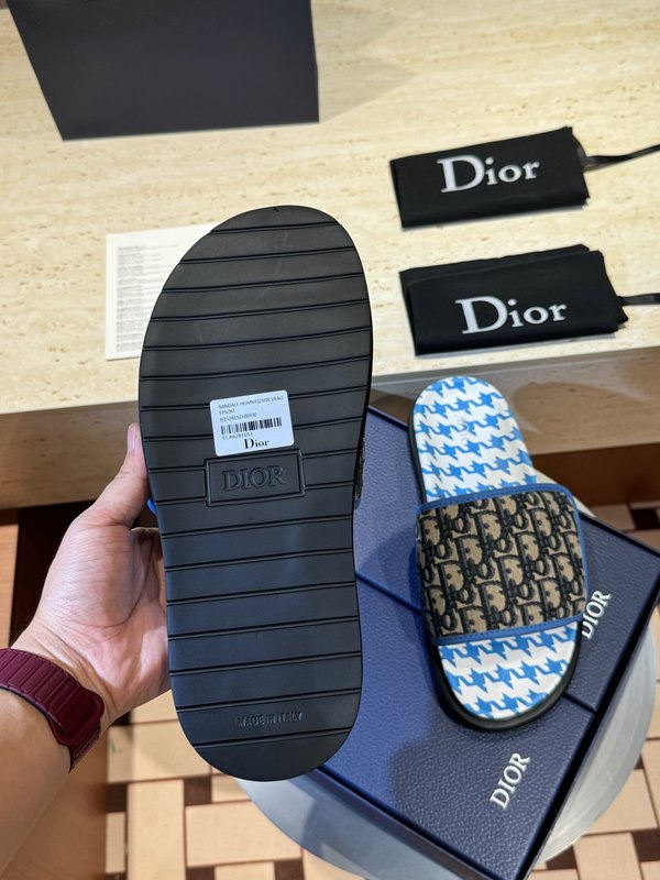DIOR Aqua 남성 캔버스 교차 샌들 001-228982
