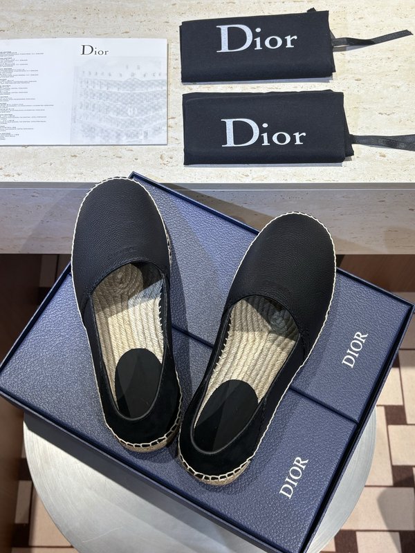 Dior 최고 버전 어부 신발 3D 자수 수제 001-228987