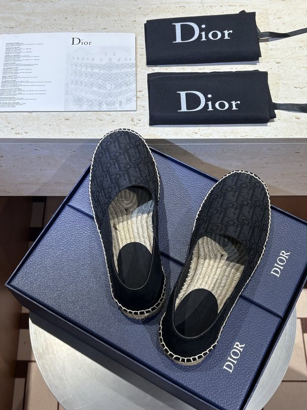 Dior 최고 에스파드리유 3D 자수 마끈 001-228989