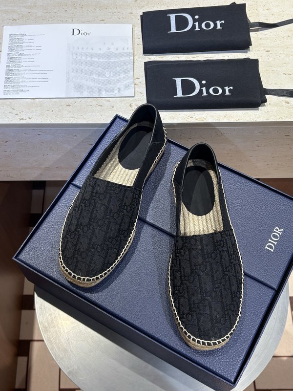 Dior 최고 에스파드리유 3D 자수 마끈 001-228989