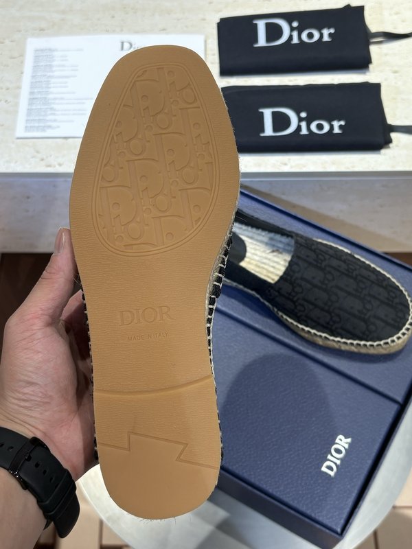 Dior 최고 에스파드리유 3D 자수 마끈 001-228989
