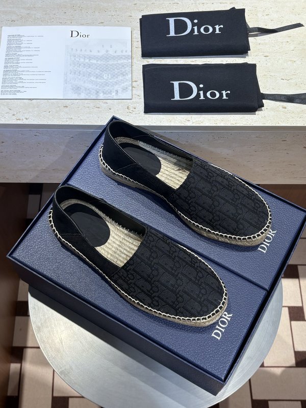 Dior 최고 에스파드리유 3D 자수 마끈 001-228989