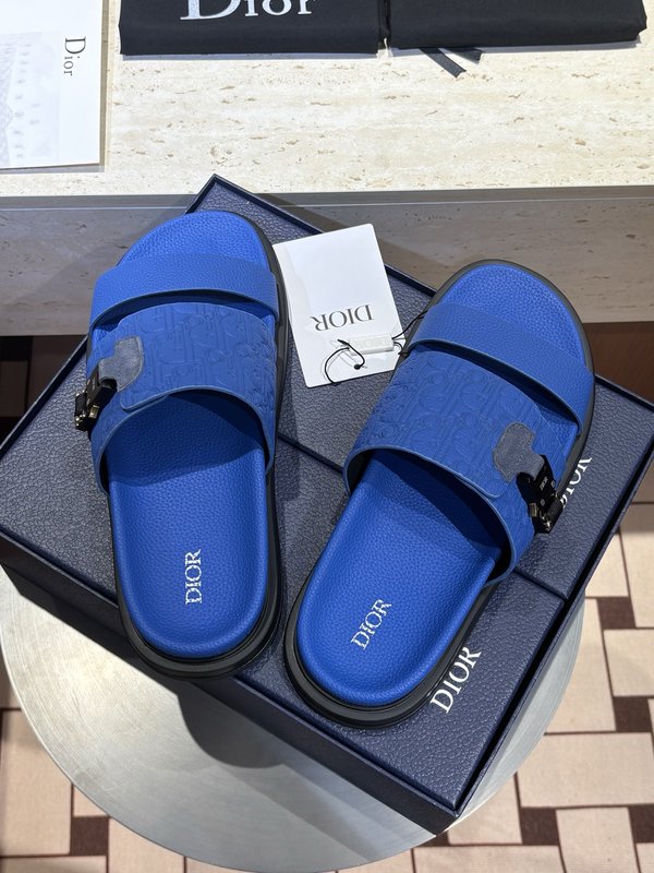 Dior Aqua 남성 크로스 밴드 슬리퍼 샌들 001-228990