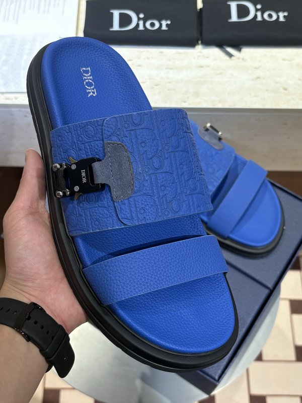 Dior Aqua 남성 크로스 밴드 슬리퍼 샌들 001-228990