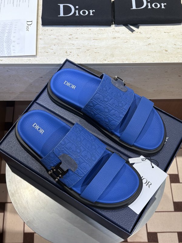Dior Aqua 남성 크로스 밴드 슬리퍼 샌들 001-228990