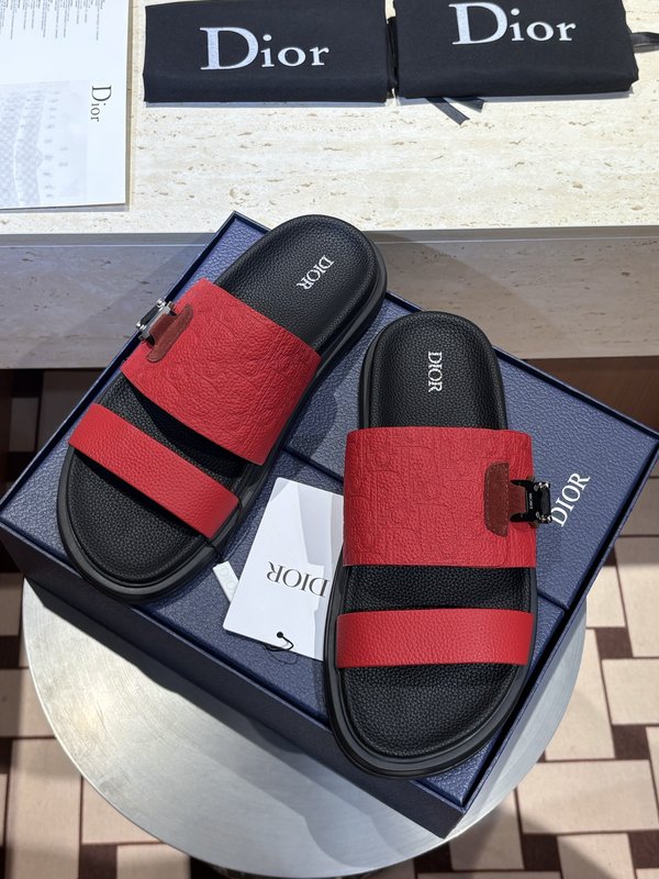 Dior Aqua男士 크로스 스트랩 샌들 001-228992