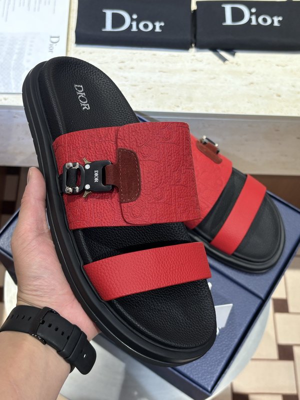Dior Aqua男士 크로스 스트랩 샌들 001-228992