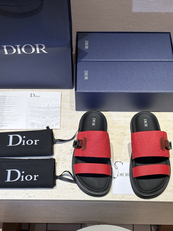 Dior Aqua男士 크로스 스트랩 샌들 001-228992