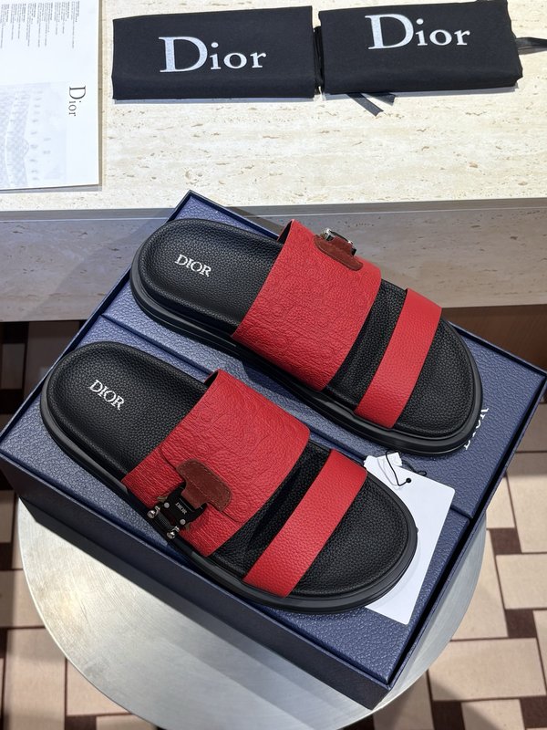 Dior Aqua男士 크로스 스트랩 샌들 001-228992