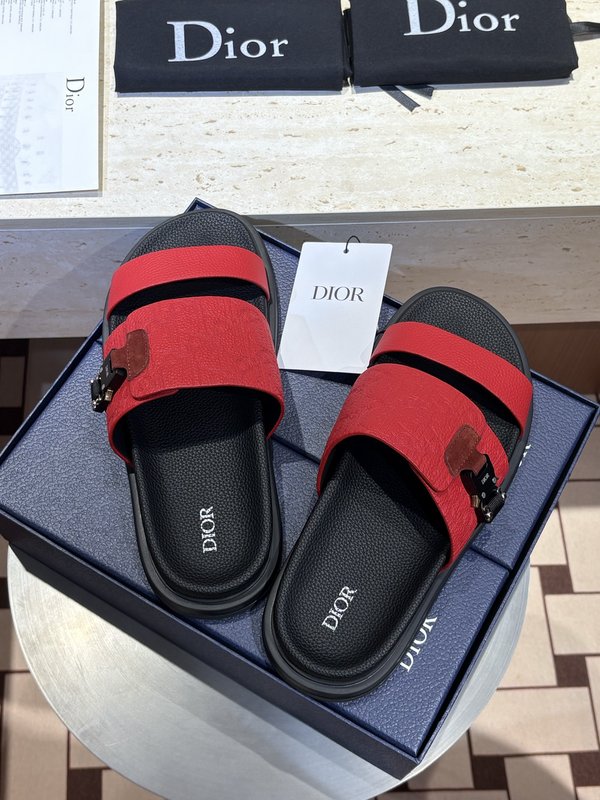 Dior Aqua男士 크로스 스트랩 샌들 001-228992