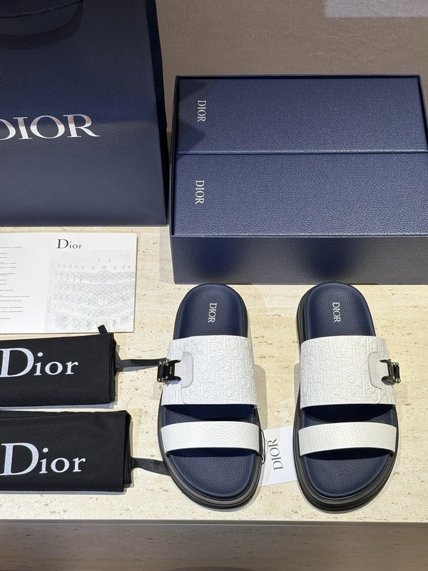 Dior Aqua 남성 캔버스 샌들 001-228993