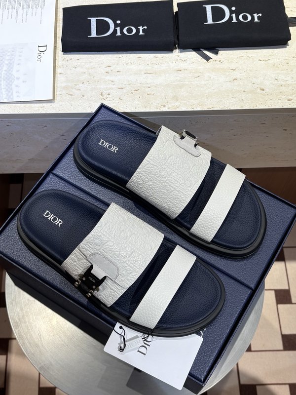 Dior Aqua 남성 캔버스 샌들 001-228993