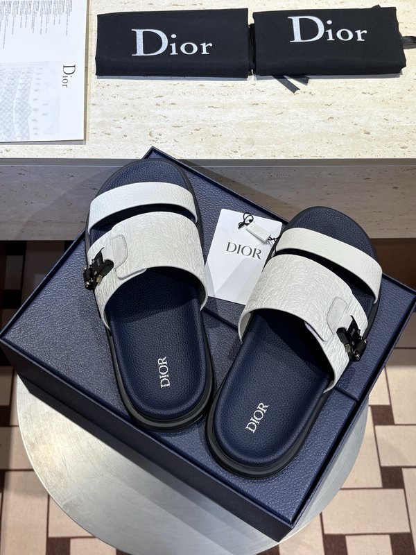 Dior Aqua 남성 캔버스 샌들 001-228993