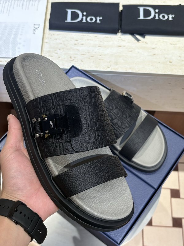 Dior Aqua 남성 크로스 밴드 샌들 슬리퍼 001-228997