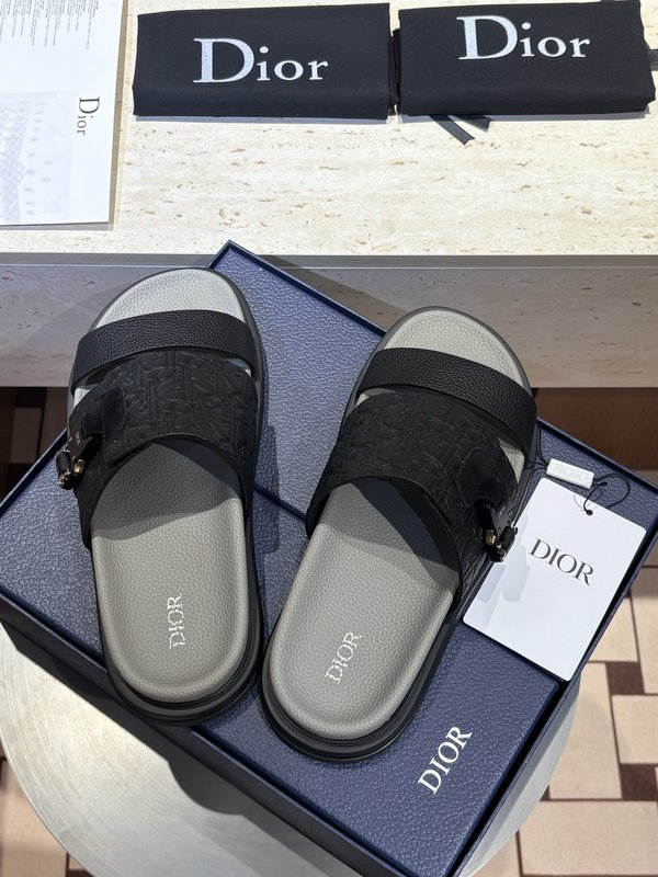 Dior Aqua 남성 크로스 밴드 샌들 슬리퍼 001-228997