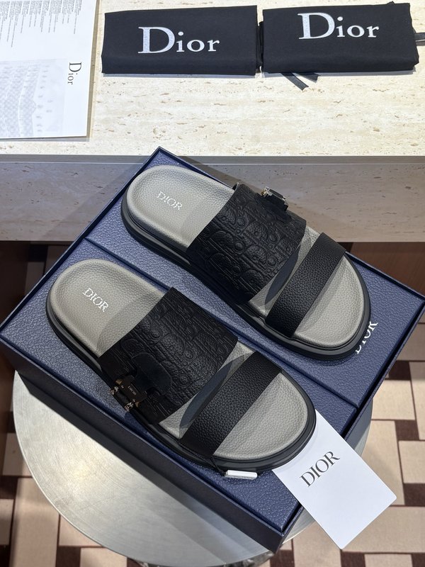 Dior Aqua 남성 크로스 밴드 샌들 슬리퍼 001-228997