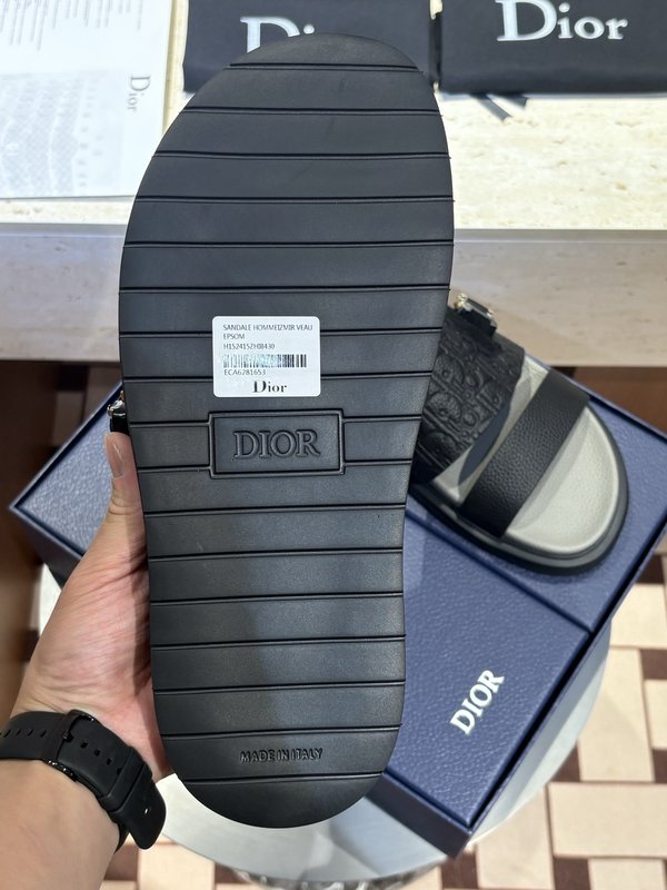 Dior Aqua 남성 크로스 밴드 샌들 슬리퍼 001-228997