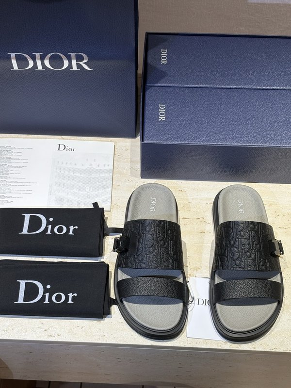 Dior Aqua 남성 크로스 밴드 샌들 슬리퍼 001-228997