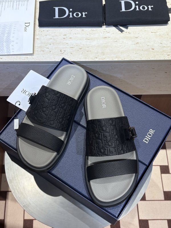 Dior Aqua 남성 크로스 밴드 샌들 슬리퍼 001-228997