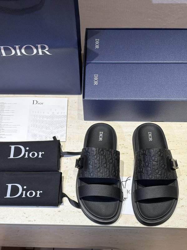 Dior Aqua 남성 크로스 밴드 캔버스 샌들 001-228998