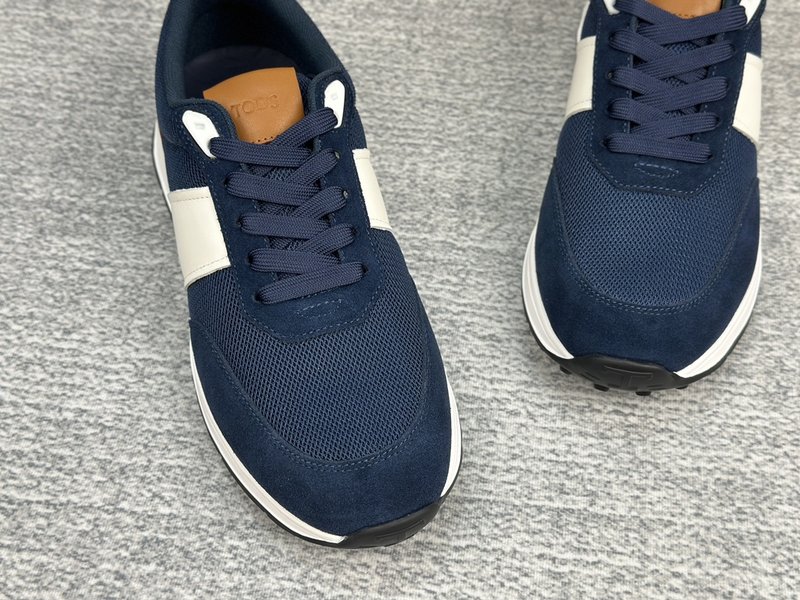 TOD'S 스웨이드 가죽 패브릭 운동화 001-229021