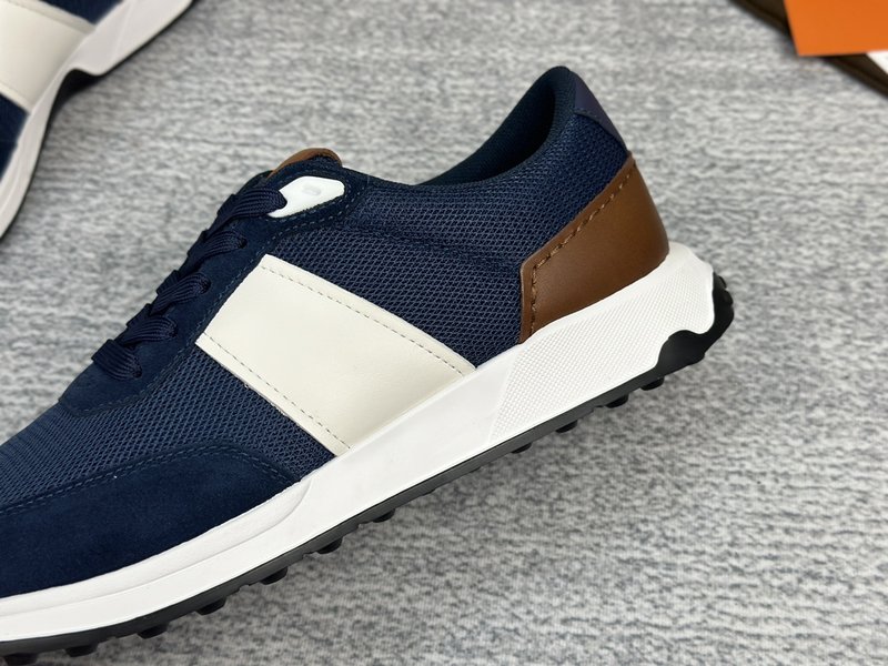 TOD'S 스웨이드 가죽 패브릭 운동화 001-229021
