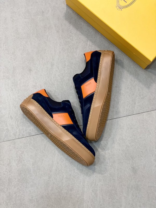 TODS 토즈 새로운 소가죽 운동화 001-229029