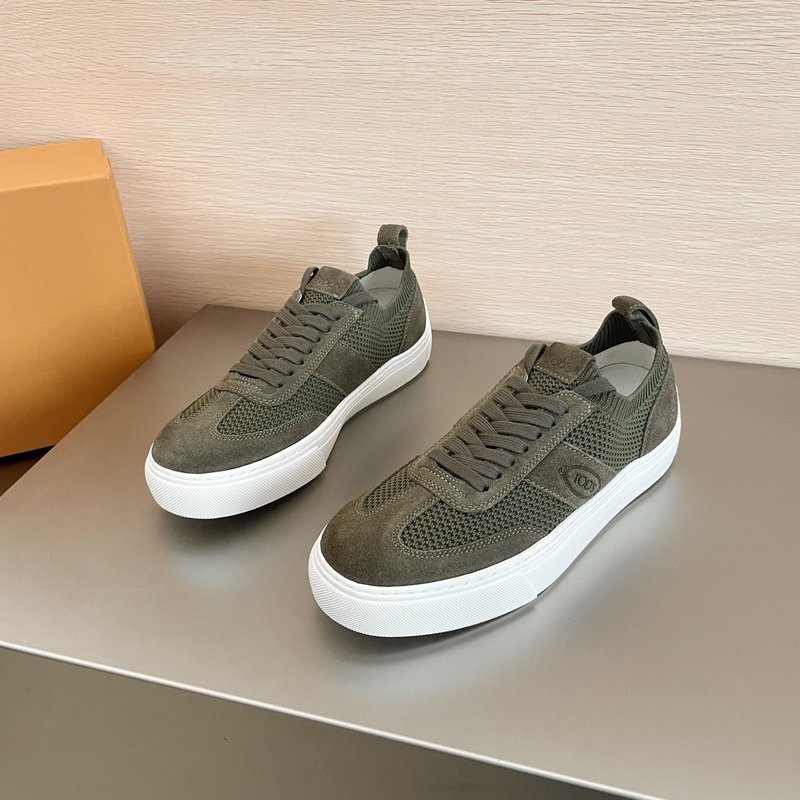 TOD'S 토즈 남성 패브릭 스웨이드 운동화 001-229035