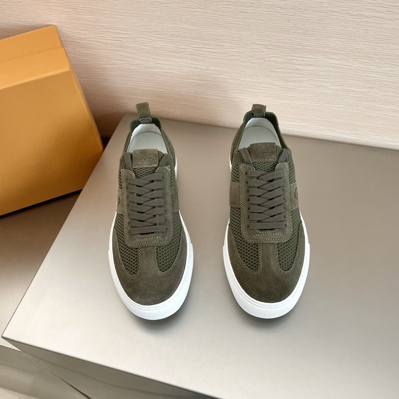 TOD'S 토즈 남성 패브릭 스웨이드 운동화 001-229035