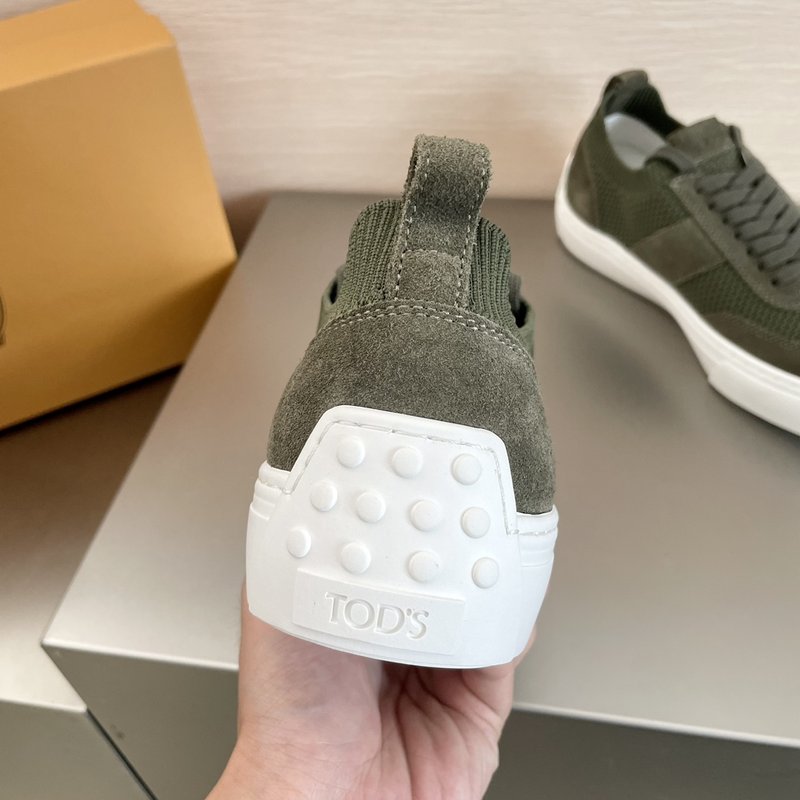TOD'S 토즈 남성 패브릭 스웨이드 운동화 001-229035