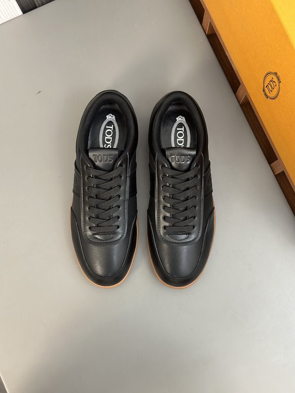 TODS No_ Code 패브릭 가죽 스니커즈 001-229036