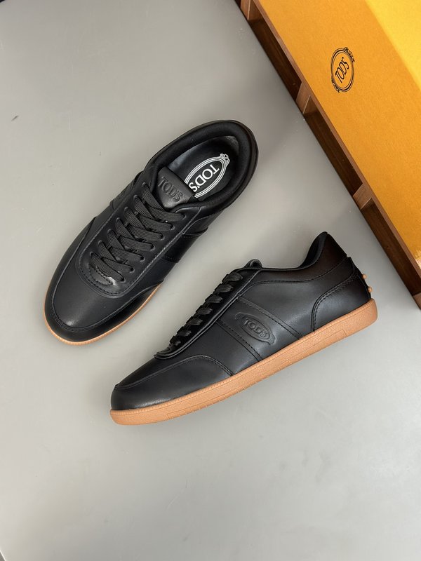 TODS No_ Code 패브릭 가죽 스니커즈 001-229036