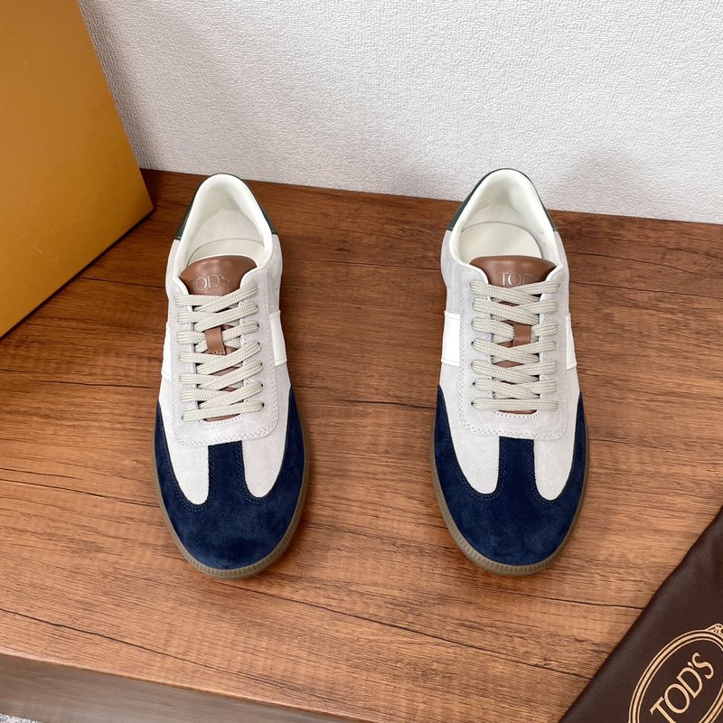 TOD'S Tabs 스웨이드 레저 스니커즈 001-229043