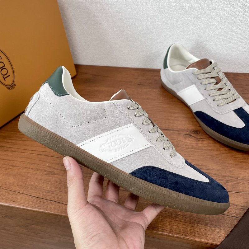 TOD'S Tabs 스웨이드 레저 스니커즈 001-229043