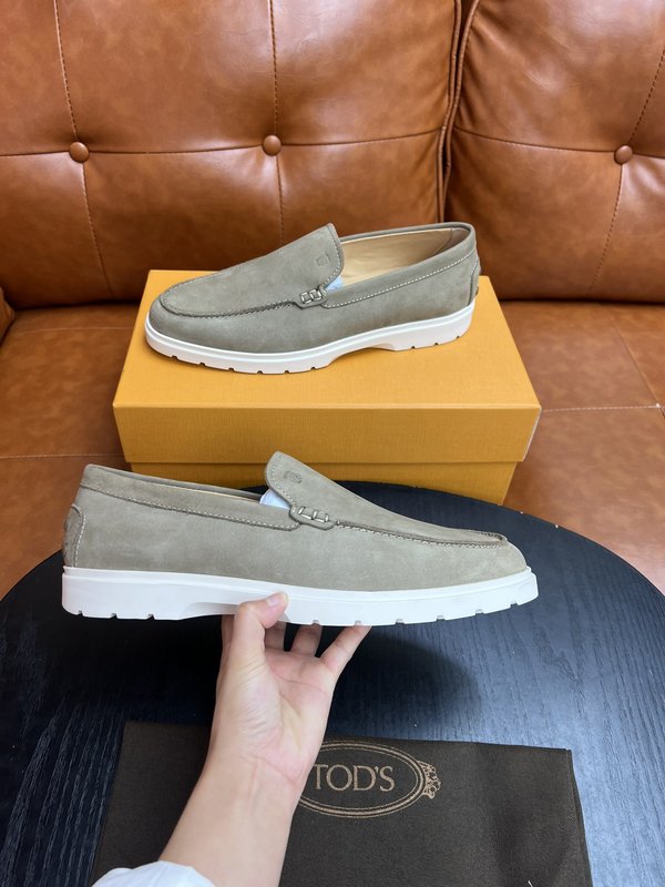 TOD'S 토즈 남성 스웨이드 로퍼 슈즈 001-229053