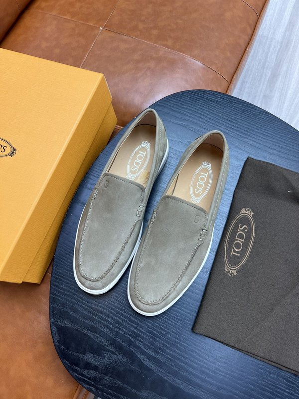 TOD'S 토즈 남성 스웨이드 로퍼 슈즈 001-229053