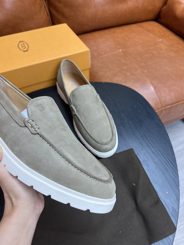 TOD'S 토즈 남성 스웨이드 로퍼 슈즈 001-229053