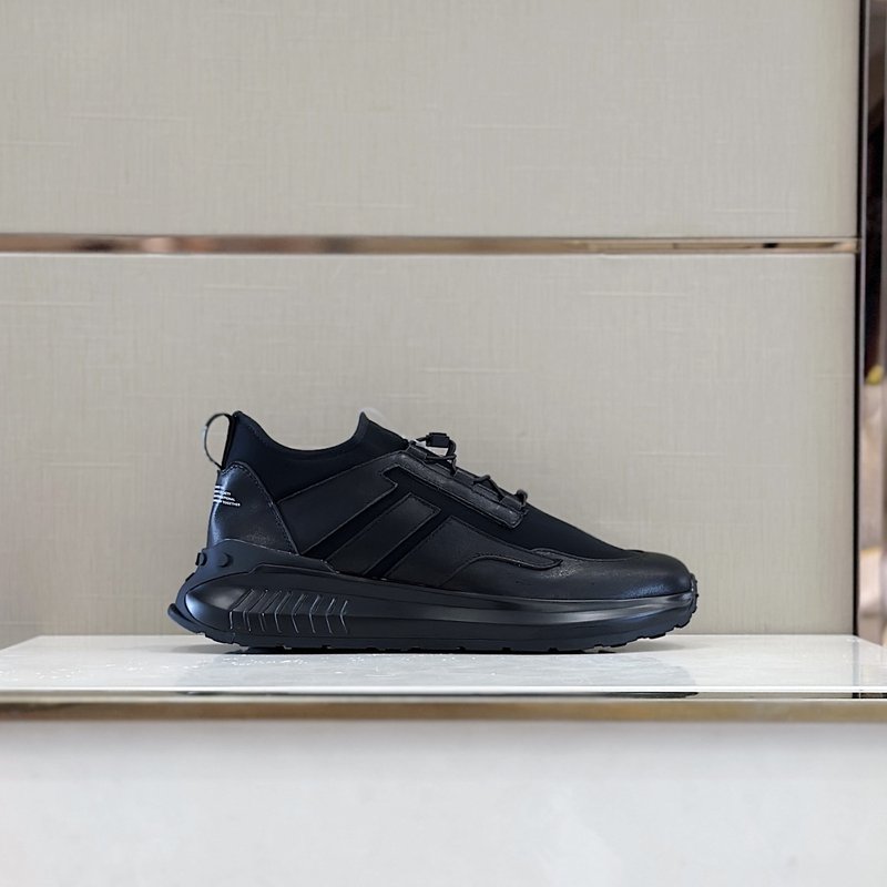 TODS No_ Code 패브릭 가죽 운동화 001-229064