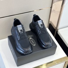 TODS No_ Code 패브릭 가죽 운동화 001-229064