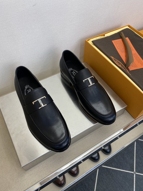 TODS 런웨이 더비 슈즈 가죽 바닥 001-229077