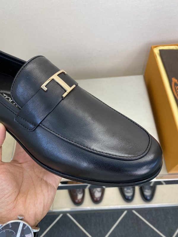 TODS 런웨이 더비 슈즈 가죽 바닥 001-229077