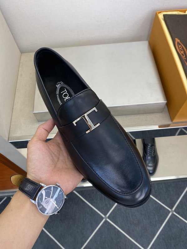 TODS 런웨이 더비 슈즈 가죽 바닥 001-229077