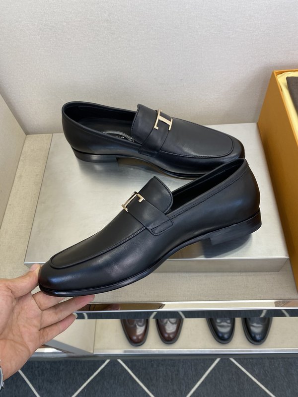 TODS 런웨이 더비 슈즈 가죽 바닥 001-229077
