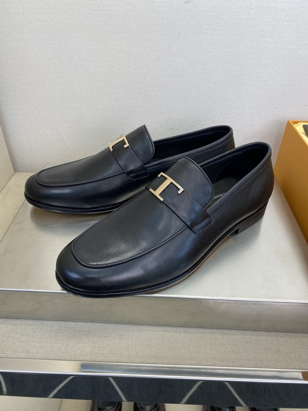 TODS 런웨이 더비 슈즈 가죽 바닥 001-229077