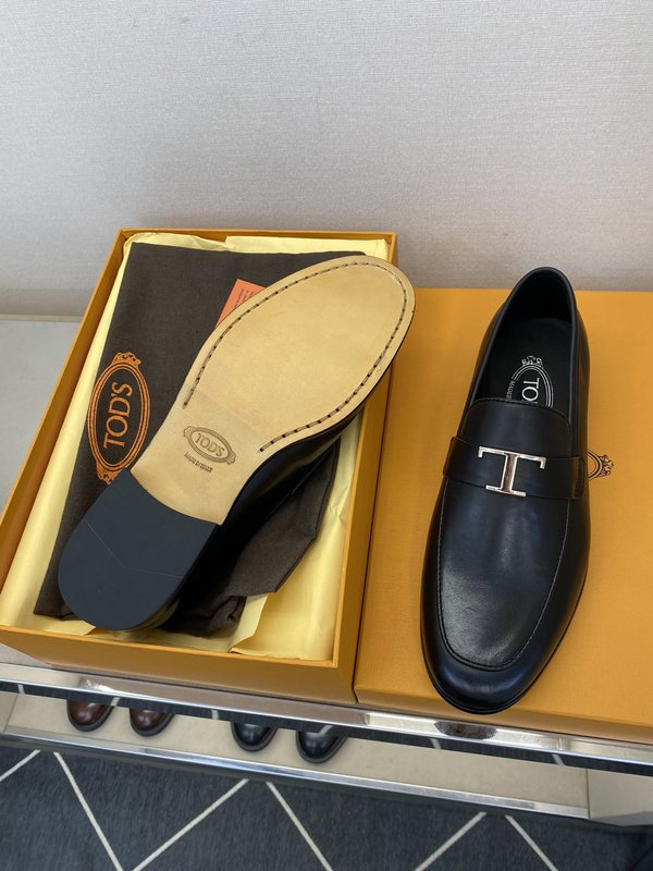 TODS 런웨이 더비 슈즈 가죽 바닥 001-229077